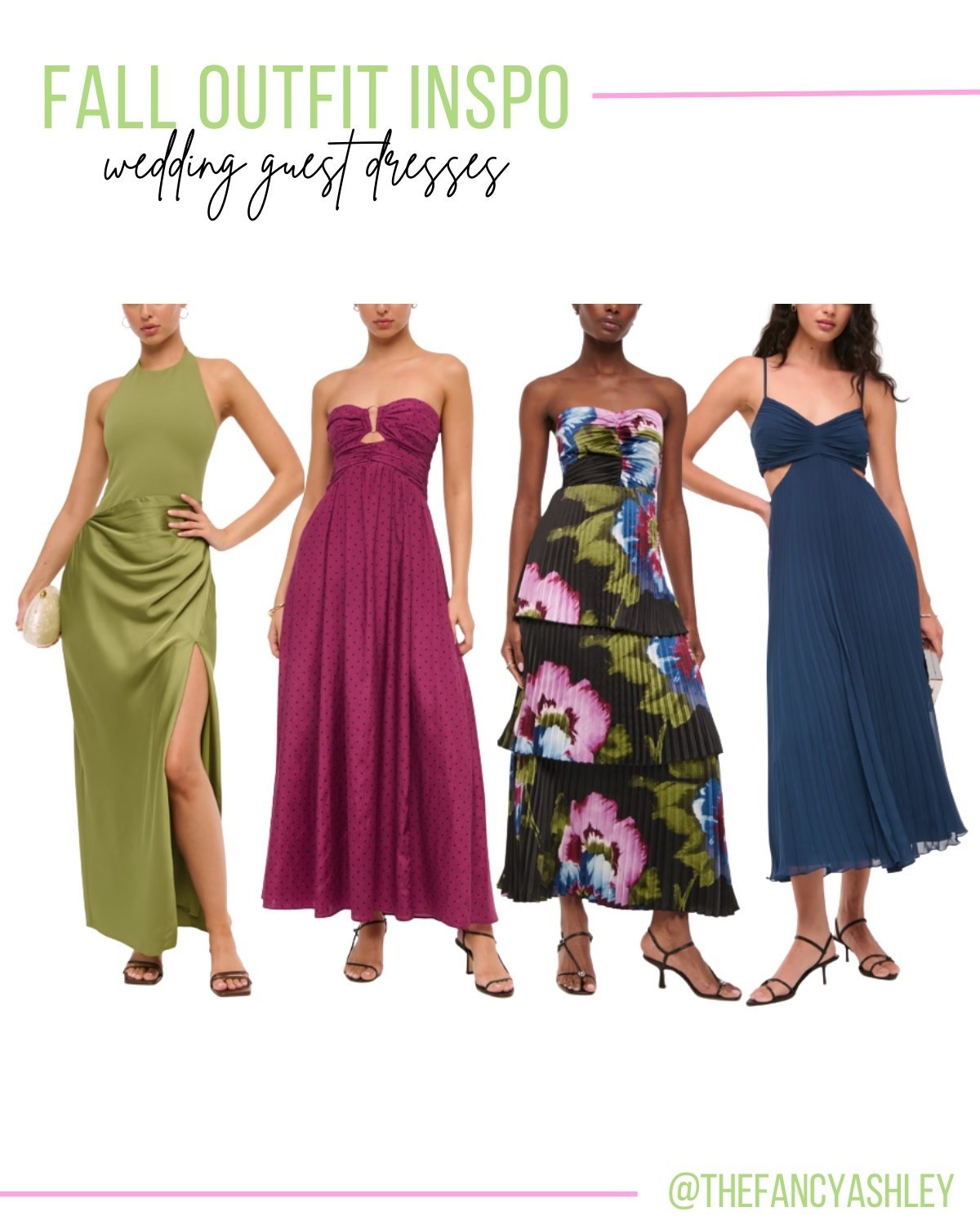 Fall outfit inspo - wedding guest dresses! Abercrombie has the cutest new fall wedding guest dress finds that I'm loving. Tons of cute colors, styles, and prints to choose from under $150. Run, don't walk!


#LTKStyleTip #LTKWedding #LTKSeasonal