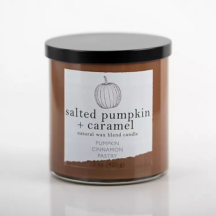 Salted Pumpkin and Caramel Jar Candle | Kirkland's Home