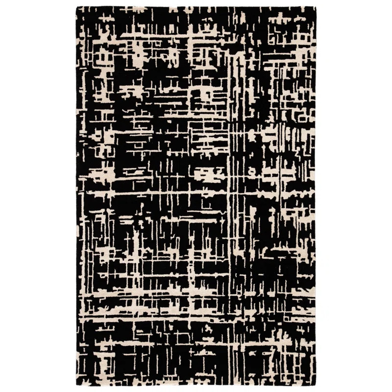 Brannon Black Rug | AllModern
