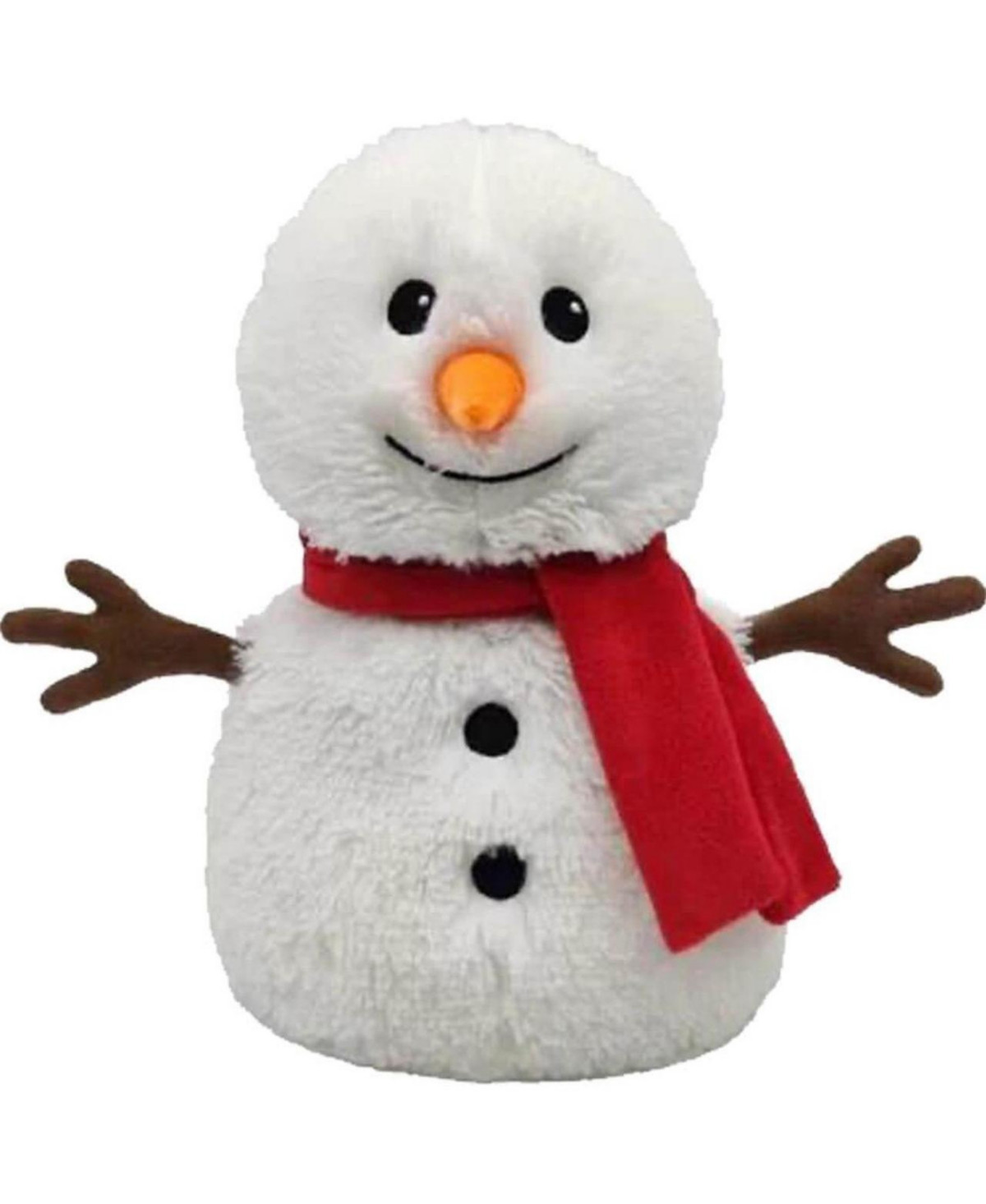 Warmies Microwavable French Lavender Scented Plush Red Scarf Snowman - White | Macy's