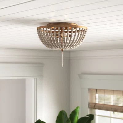 Ohlone 3 - Light 15" Unique/Statement Bowl Flush Mount Ophelia & Co. | Wayfair North America