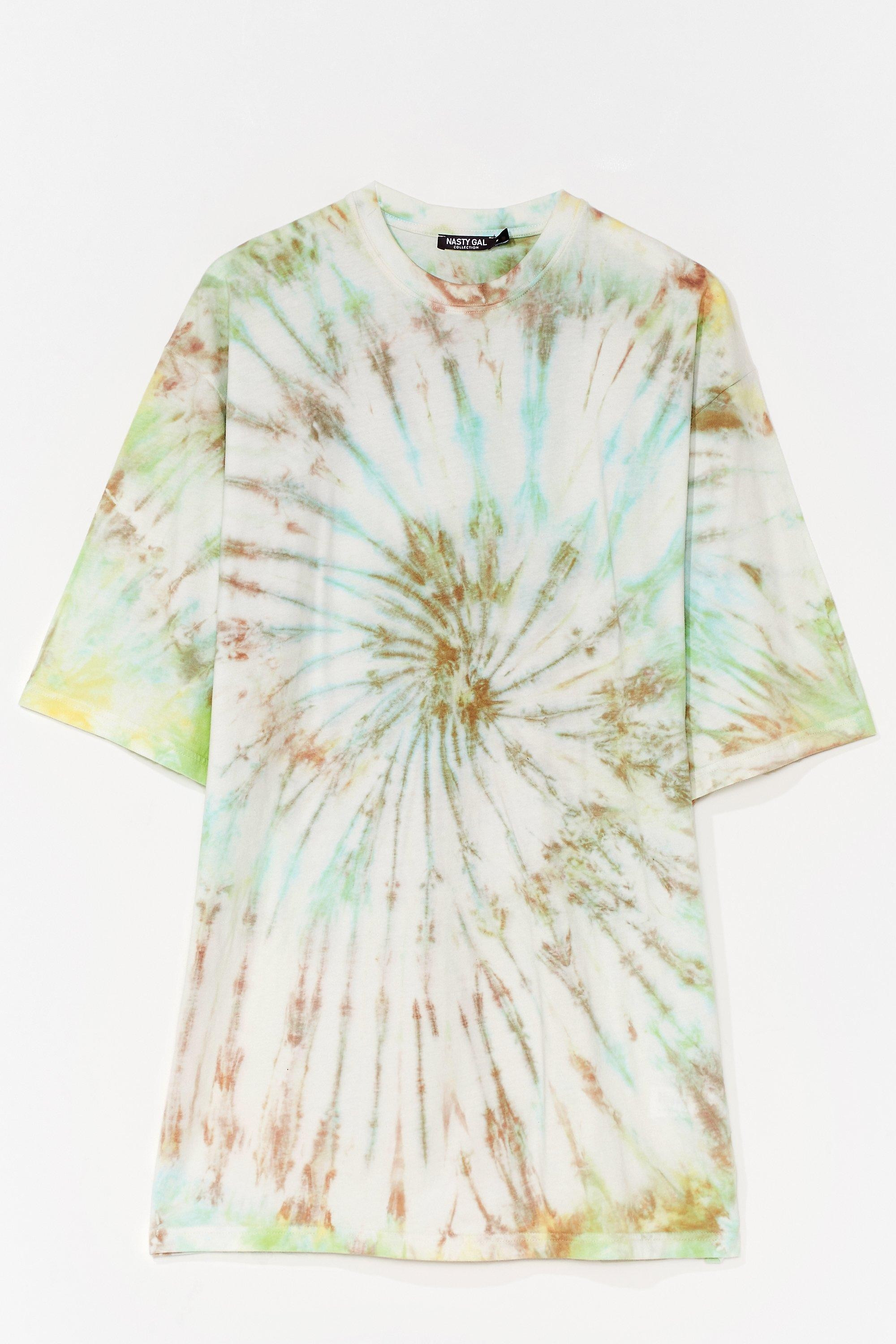 Groovy Thing Goin' Baby Tie Dye Tee Dress | NastyGal (US & CA)