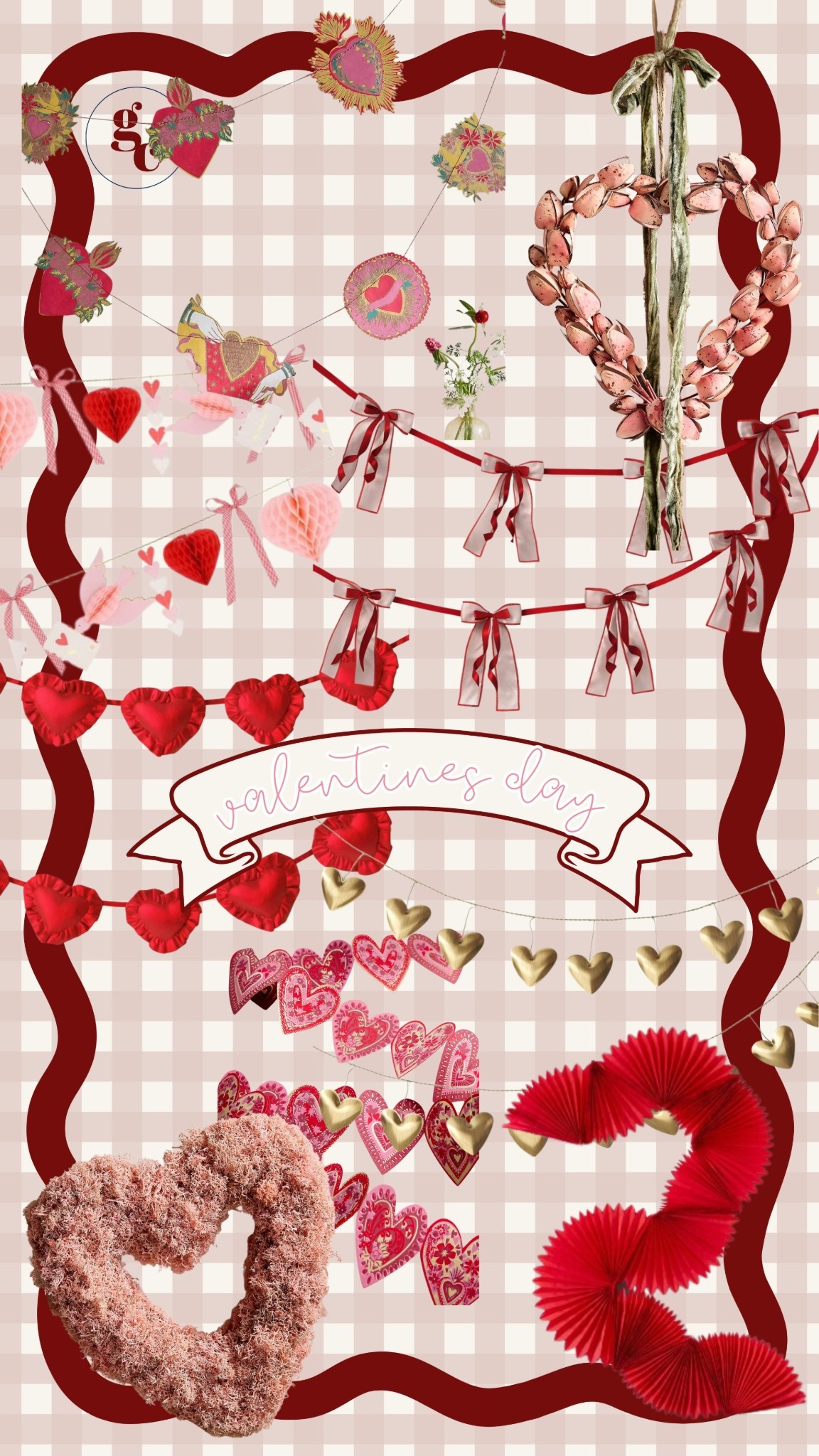 Valentine’s Day garlands and wreaths! So cute 🥰 Valentine’s Day decor is my favorite because it’s so feminine! 

#LTKSeasonal #LTKHome