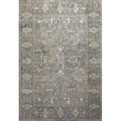 Chris Loves Julia x Loloi Rosemarie Oriental Sand/Lagoon/Off White Area Rug | Wayfair North America