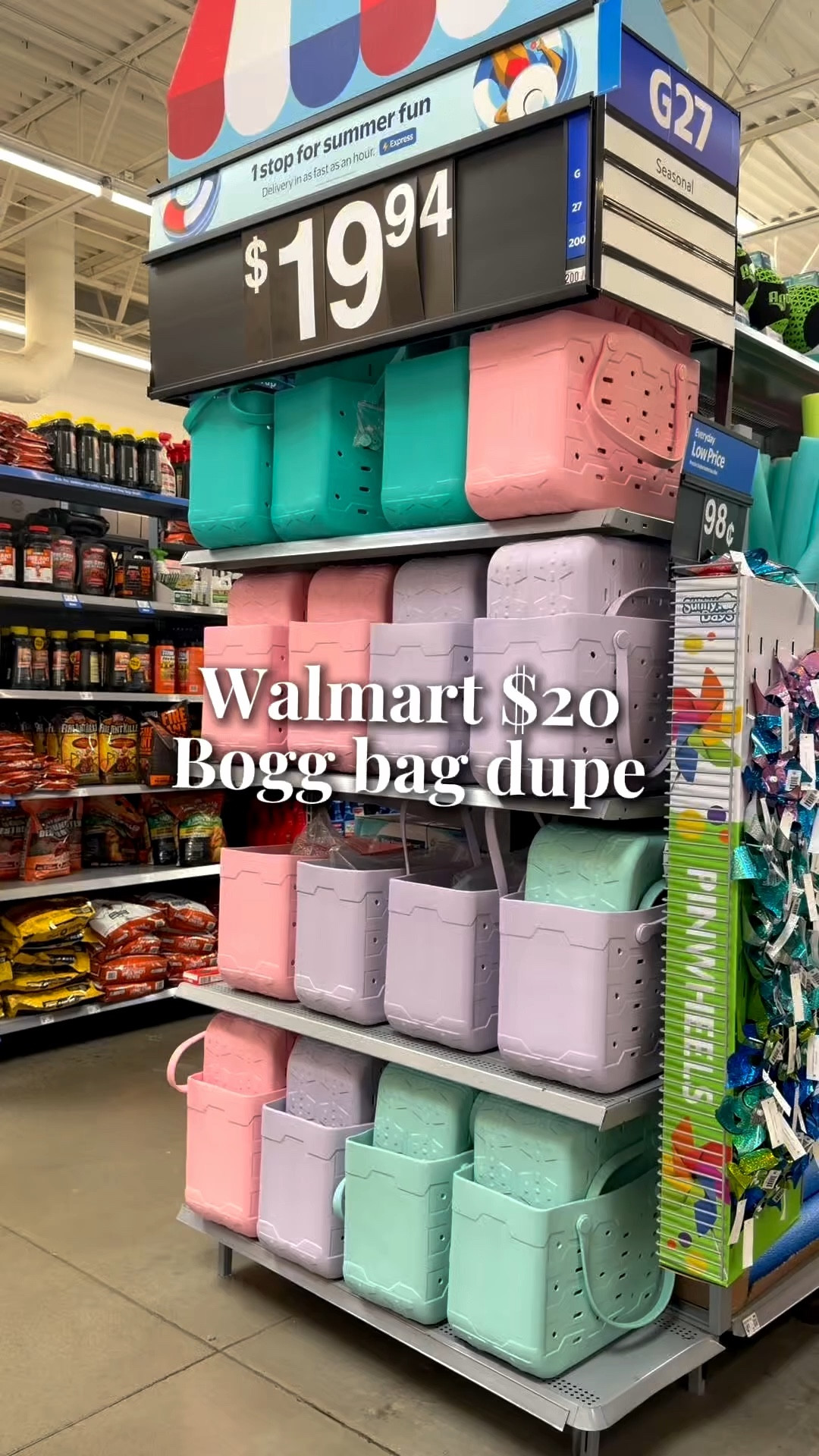 Walmart bogg dupe! Perfect colors for spring and summer and these would make really cute Mother’s Day gifts 💗

#LTKSaleAlert