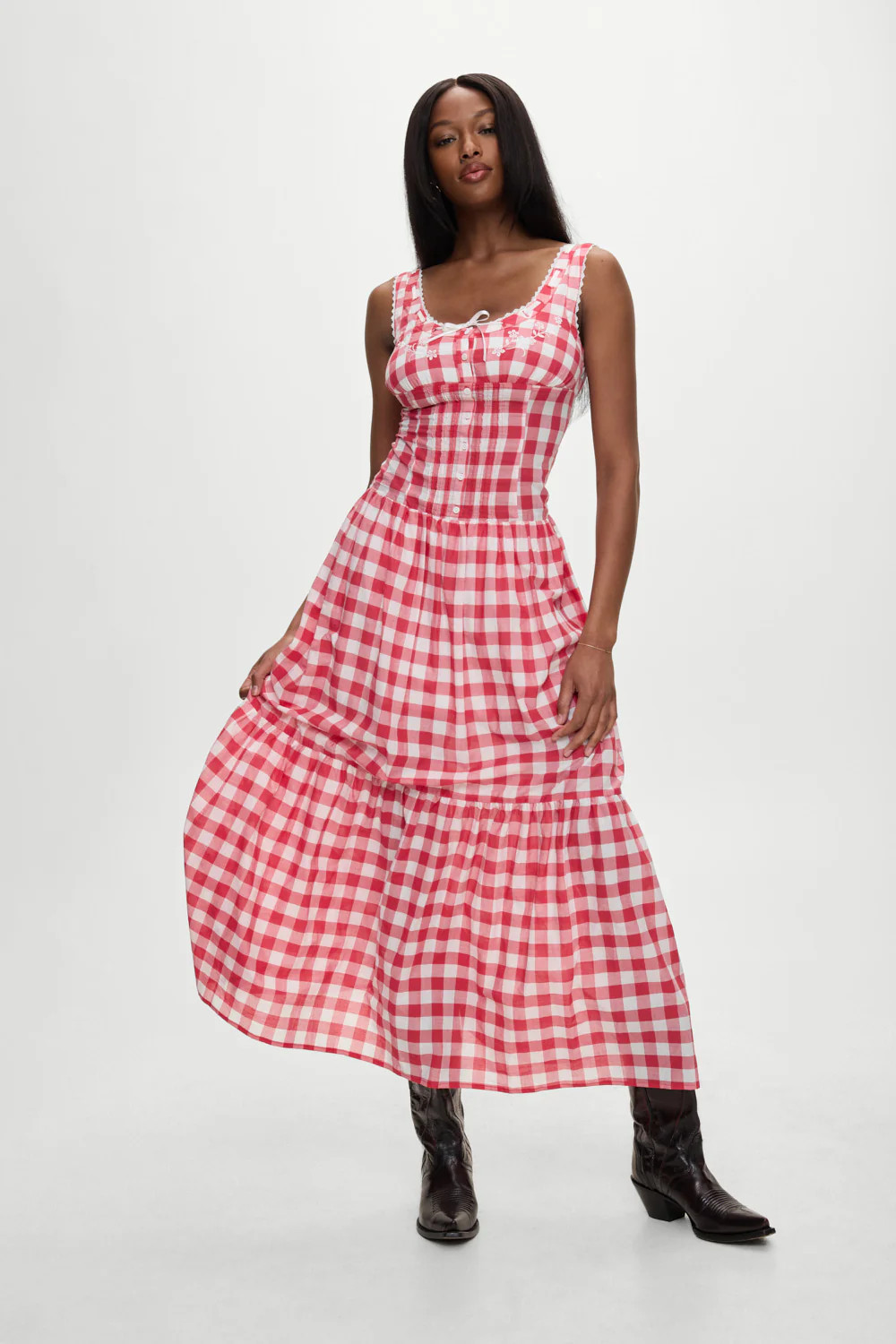 x BELLA HADID Southern Belle Midi Dress | Frankies Bikinis