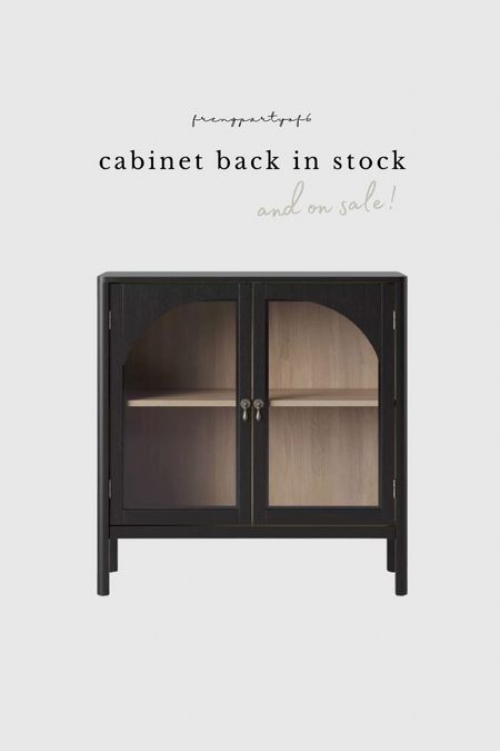 Everyone’s favorite black 2-door cabinet is back in stock and on sale! Only $171! Pair 2 or more together to make a larger console, tv cabinet, etc! Check your Target Circle offers too. I have a 15% off coupon, my hubby has $5 off  

#LTKsalealert #LTKhome