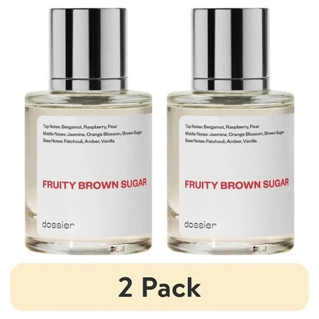(2 pack) Dossier Fruity Brown Sugar Eau De Parfum, Inspired by YSL's Mon Paris, Perfume for Women, 1.7 oz | Walmart (US)