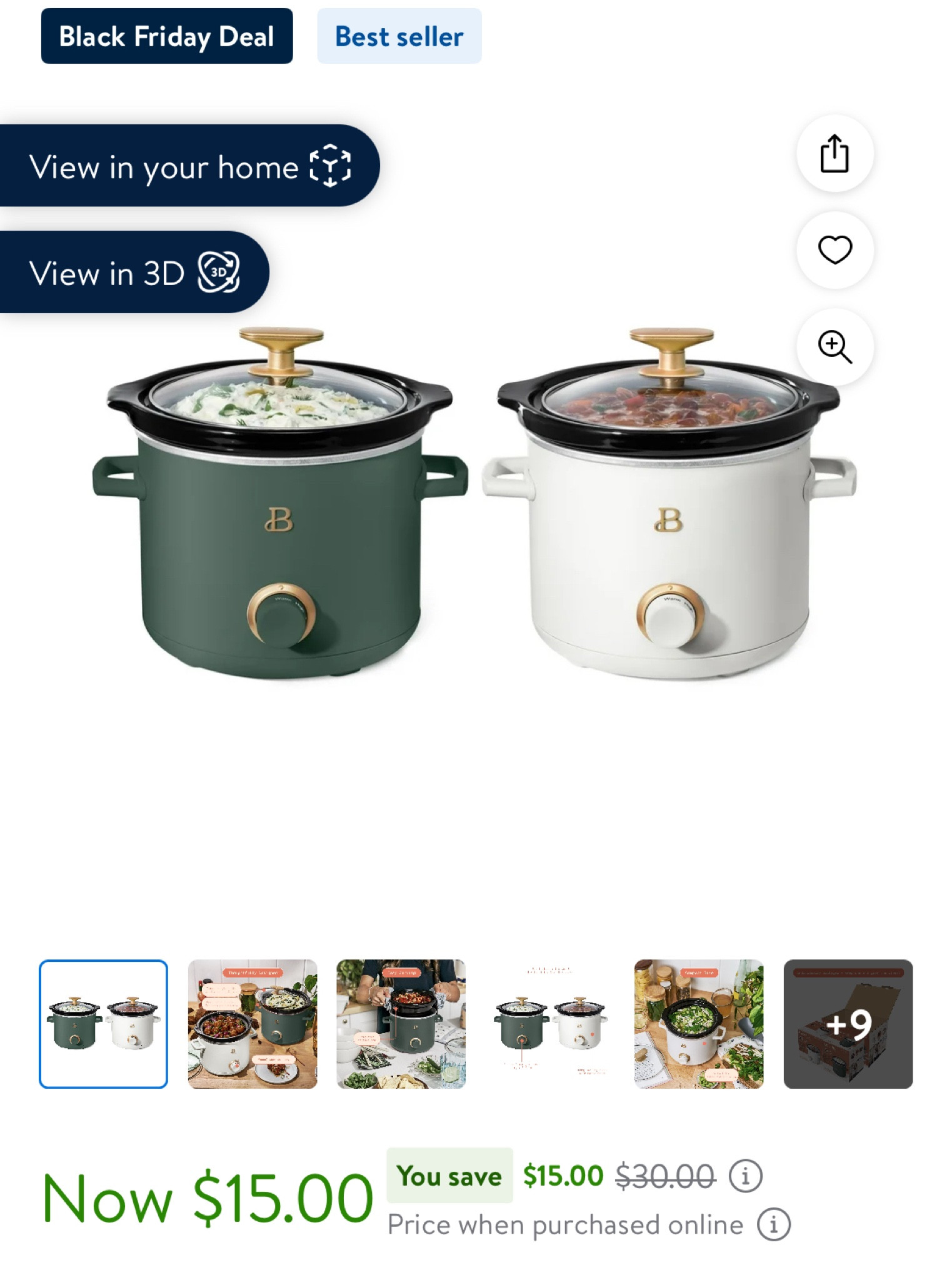 Beautiful 2 pack slow cooker on sale for $15! Keep one for yourself and give the other as a gift! These would make a great hostess gift over the holidays! 

#LTKHome #LTKSaleAlert #LTKFindsUnder50