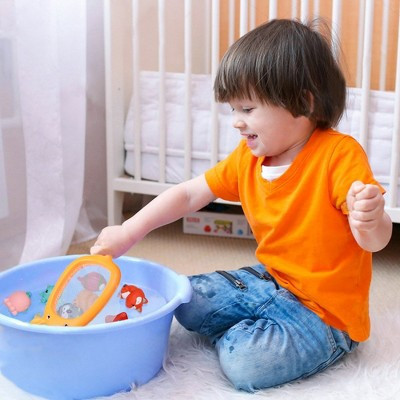 Fun Little Toys 18 PCs Baby Bath Toys - Soft Ocean Animal Squirters & Fishing Net Water Toy Set for Kids | Target