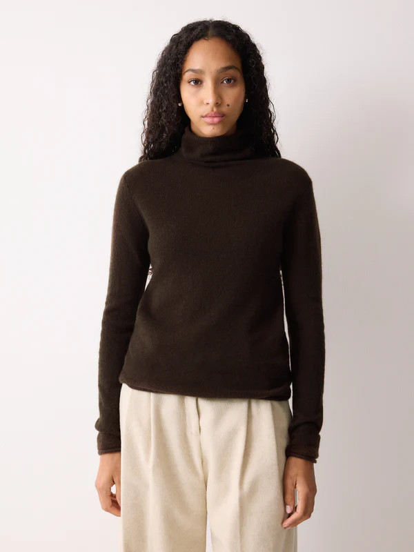 Cloud Cashmere Holden Polo | Brown | Jigsaw (UK)
