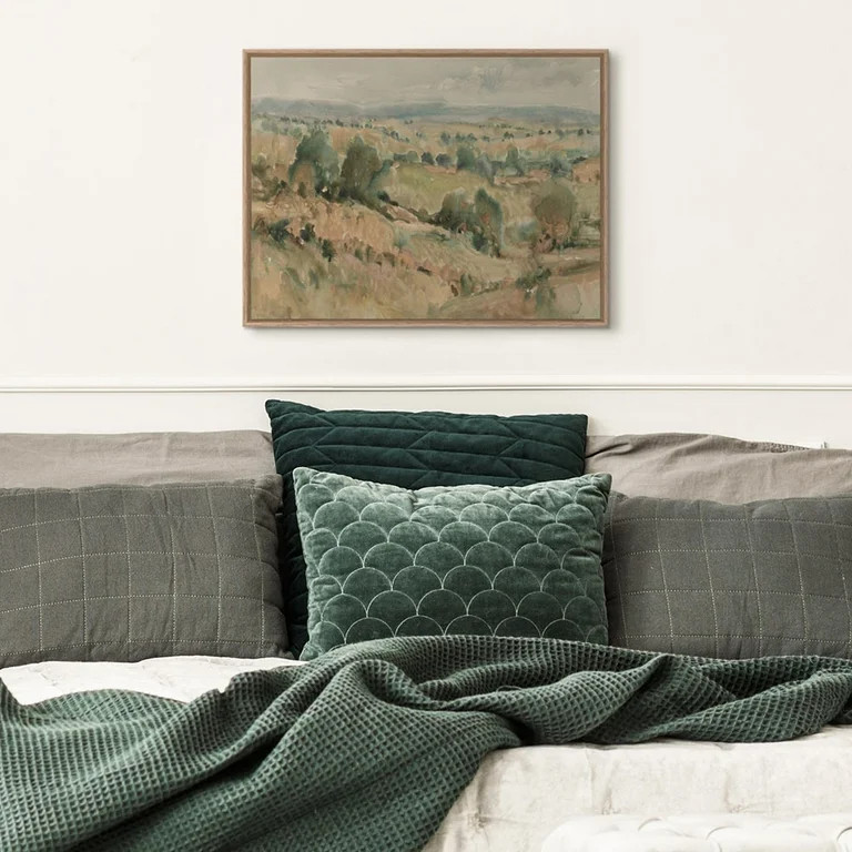 My Texas House - Lavender Sky Framed Canvas Wall Art- 16x12 | Walmart (US)