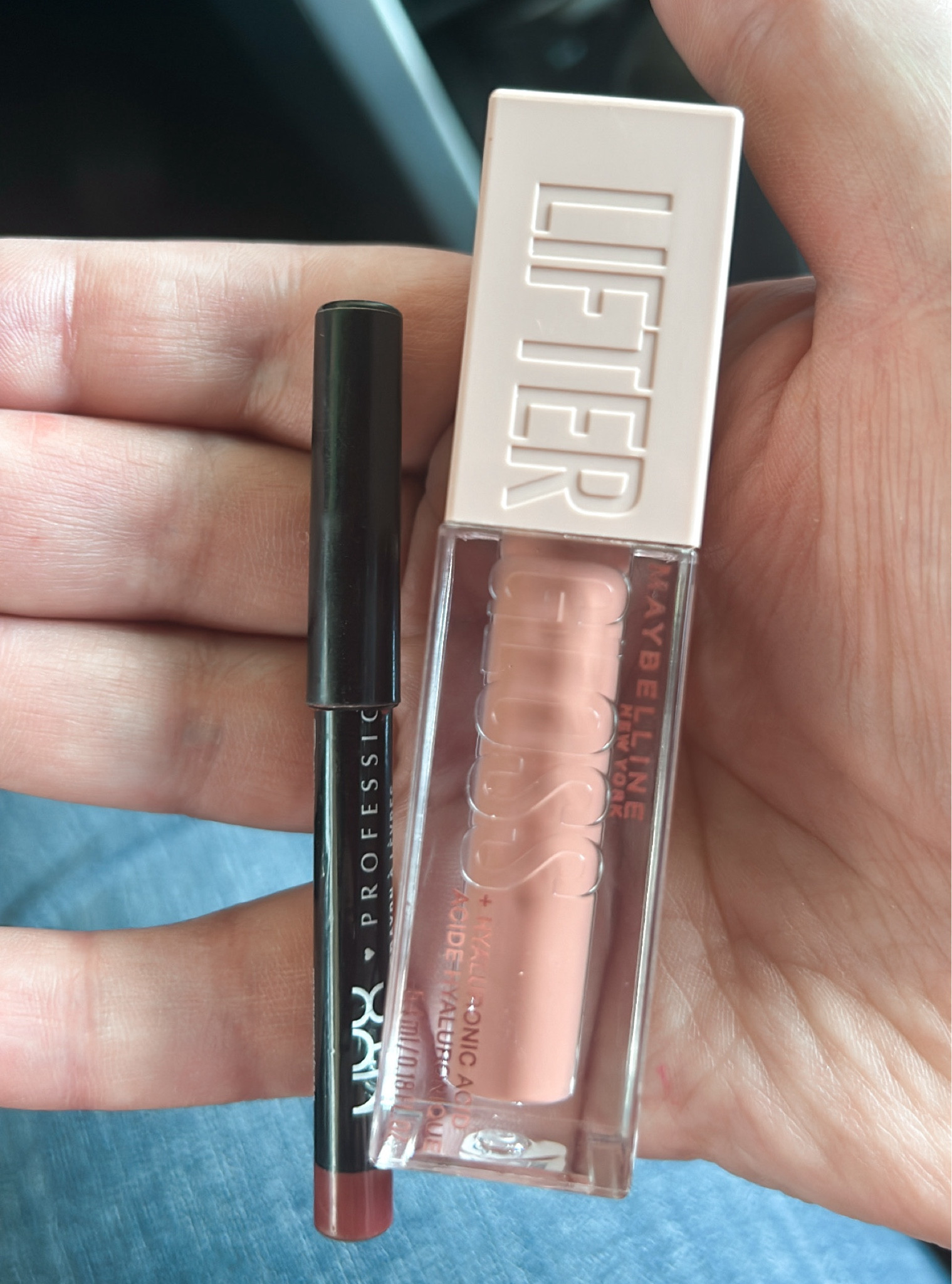 One of my go-to affordable neutral lip combos! The NYX lip liner in the shade Ever and Maybelline Lifter Gloss in the shade Stone  

#LTKbeauty #LTKplussize #LTKover40