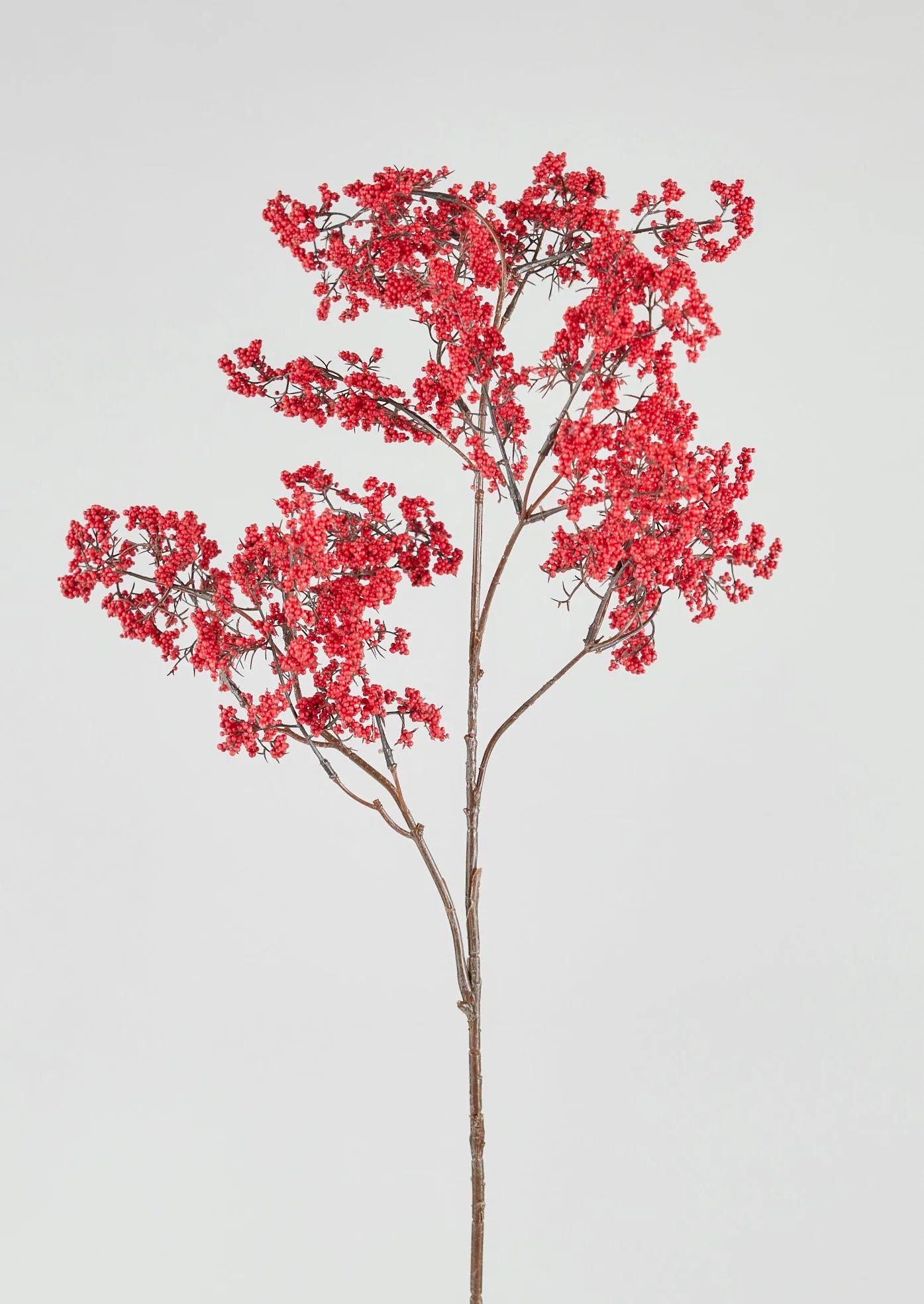 Red Artificial Berry Branch - 40" | Afloral