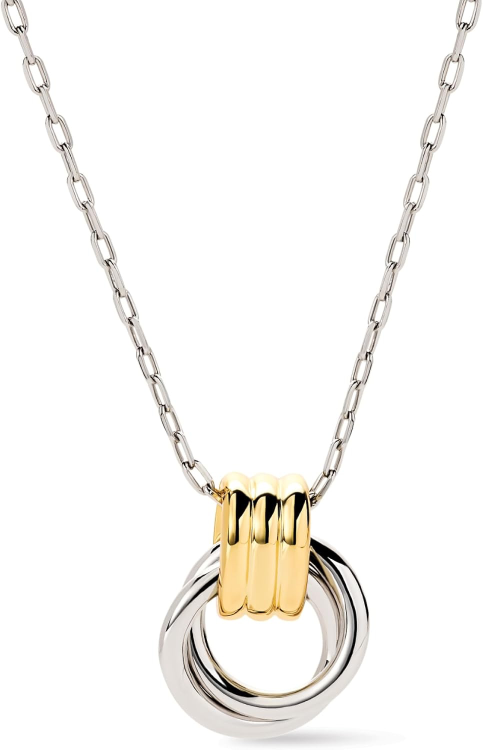 Ana Luisa Pendant Necklaces - 14K Gold Plated & Silver Rhodium Necklace | Amazon (US)