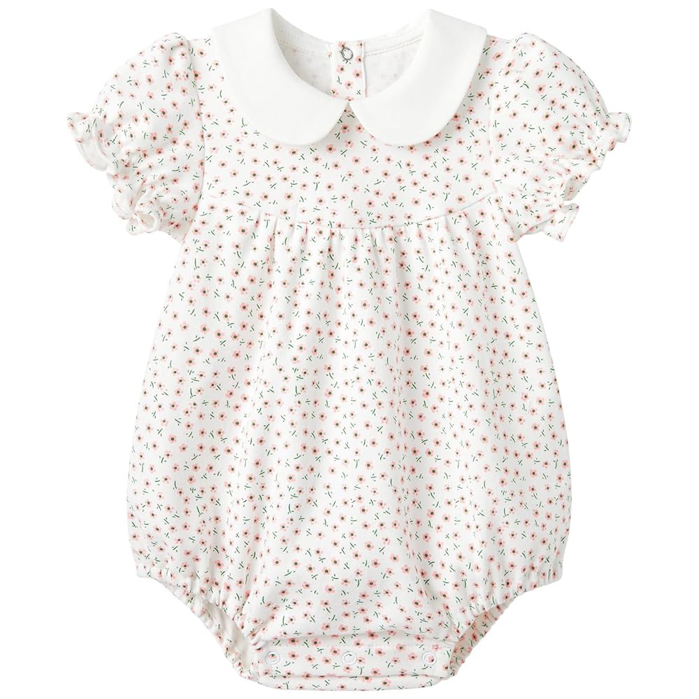 pureborn Baby Girls Boys Bodysuit Super Soft Cotton Romper 0-24 Months | Amazon (US)