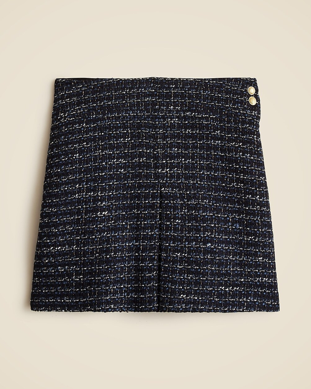 Collection center-pleat mini skirt in tweed | J. Crew US