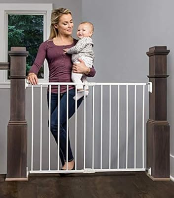 Regalo 2-in-1 Extra Wide Stairway and Hallway Walk Through Baby Safety Gate with Mounting Kit | Amazon (US)
