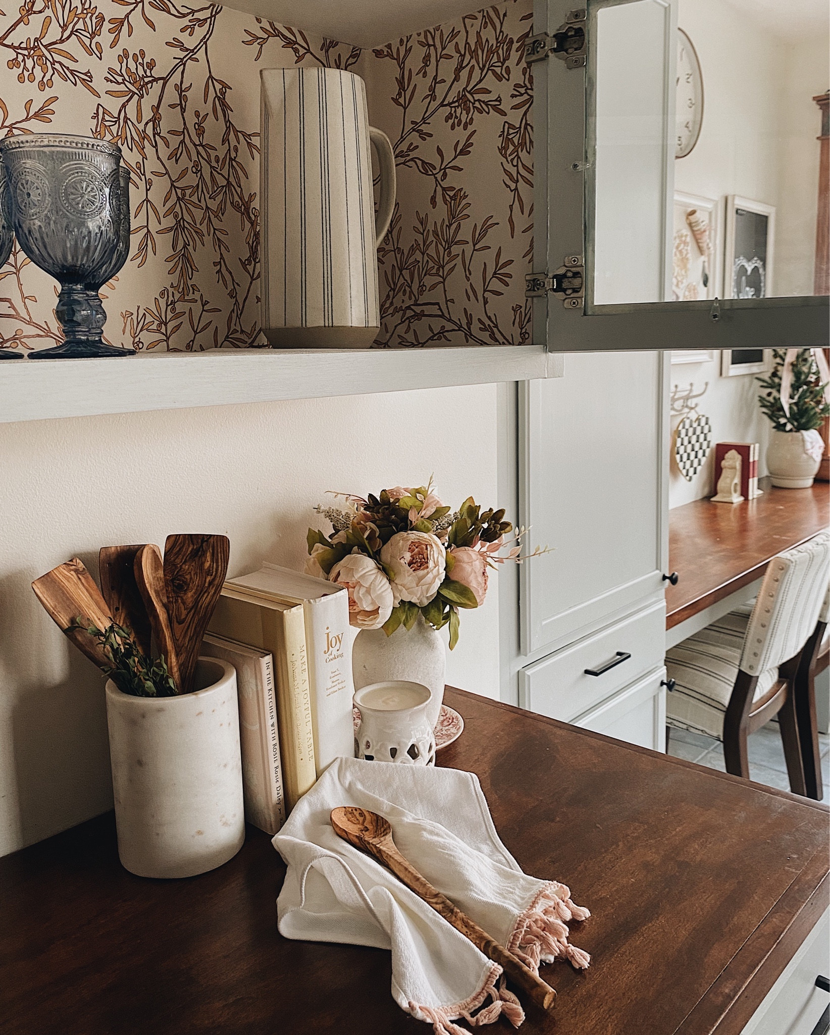 Loving my new kitchen items! I’ve been looking for a marble utensil holder and this one is so beautiful! The olive wood spoon set is functional and beautiful as well. Also linking the pretty new spoon rest I got (not pictured).

#LTKGiftGuide #LTKfindsunder50 #LTKhome