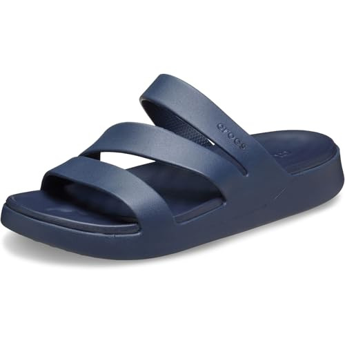 Crocs Women's Getaway Strappy Sandals, Navy, 8 | Amazon (US)