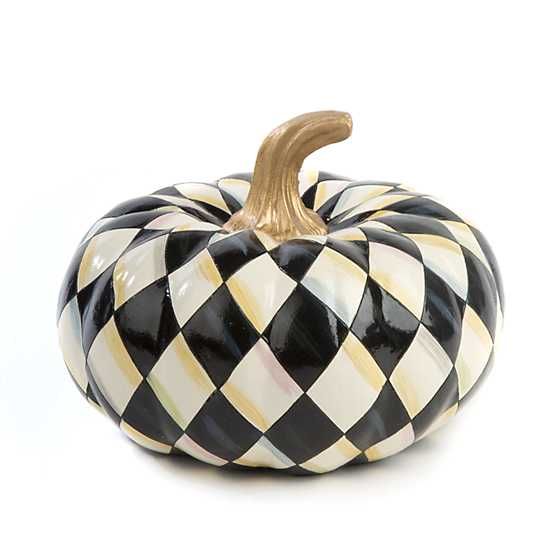 Courtly Harlequin Squashed Pumpkin - Small | MacKenzie-Childs