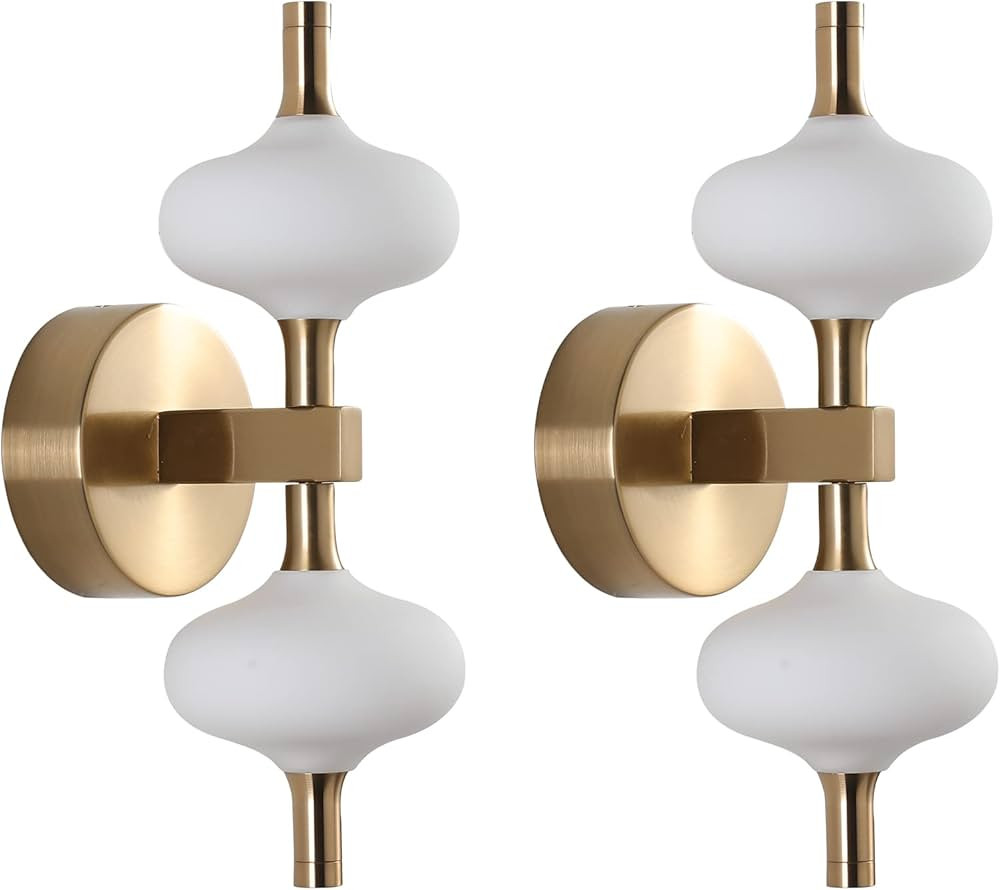 Bathroom Light Fixtures Industrial, Modern Farmhouse Bathroom Lights Over Mirror,Gold Bathroom Va... | Amazon (US)