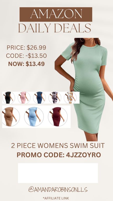 Amazon daily deals
Maternity body con dress 

#LTKSaleAlert #LTKBump #LTKFindsUnder50