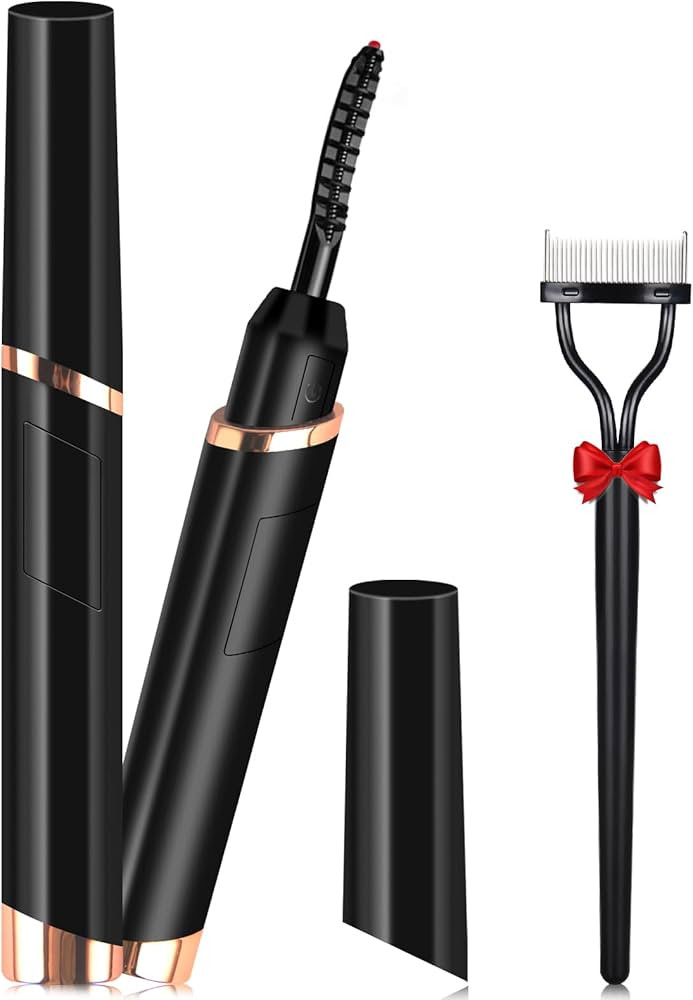 Heated Eyelash Curlers, Electric Eyelash Curlers, Rechargeable Lash Curler with Eyelash Comb for ... | Amazon (US)