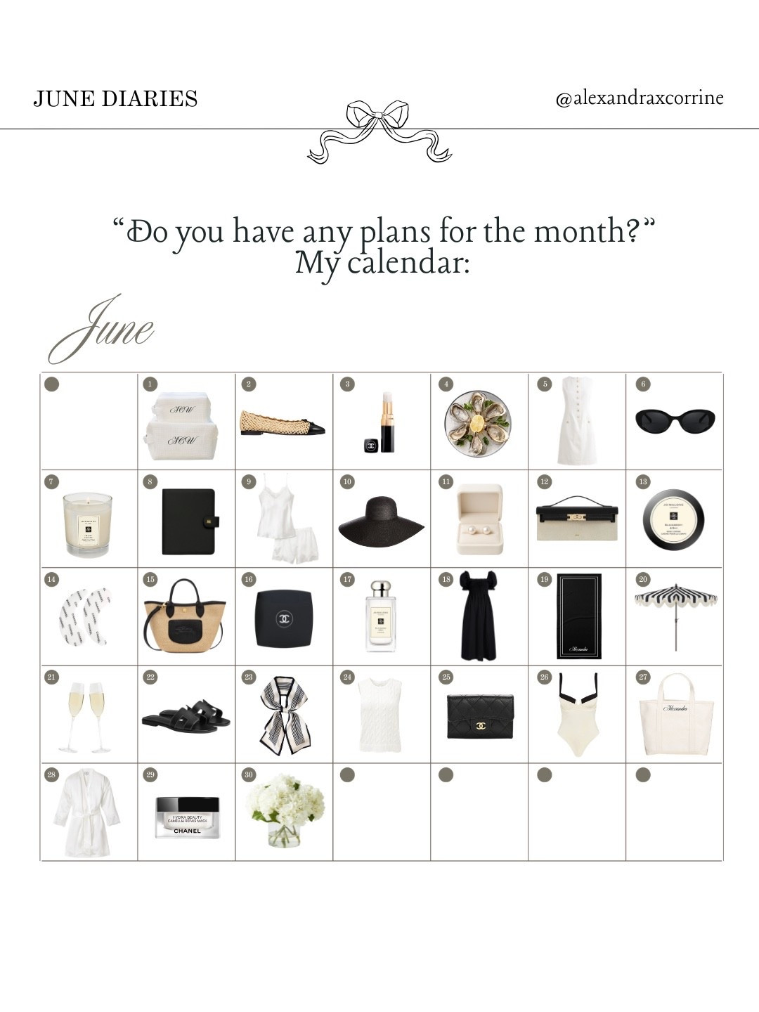 My calendar is booked for June 🥂🌳⛲️🍾

#summeraesthetic #summerplans #luxuryaesthetic #chicliving #pinterestinspo 

[ June summer plans, luxury summer aesthetic, chic summer mood board, Nancy Meyers summer essentials, chic classic summer style, Pinterest mood board aesthetic ]

#LTKSwim #LTKSeasonal