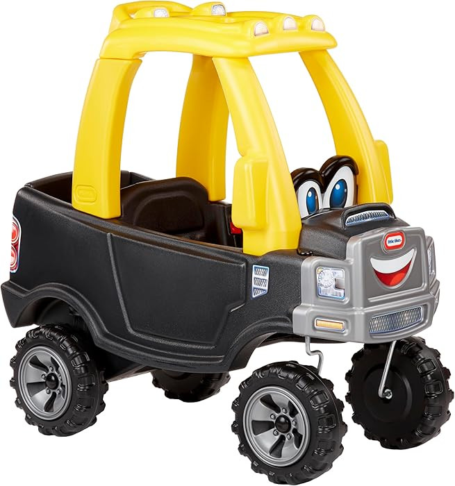 Little Tikes Cozy Truck Ride-On - Black | Amazon (US)