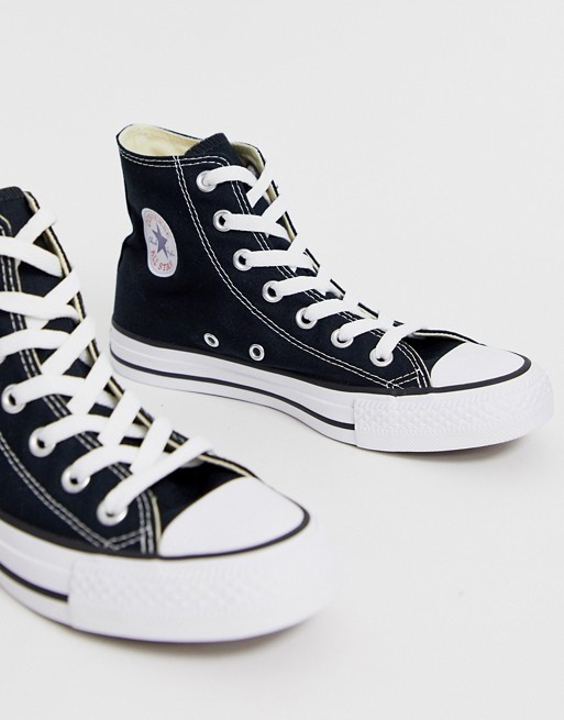 Converse Chuck Taylor All Star Hi black trainers | ASOS (Global)