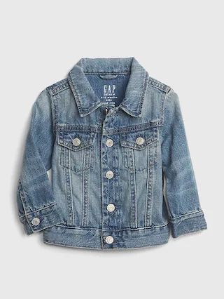 Baby 100% Organic Cotton Icon Denim Jacket | Gap (US)