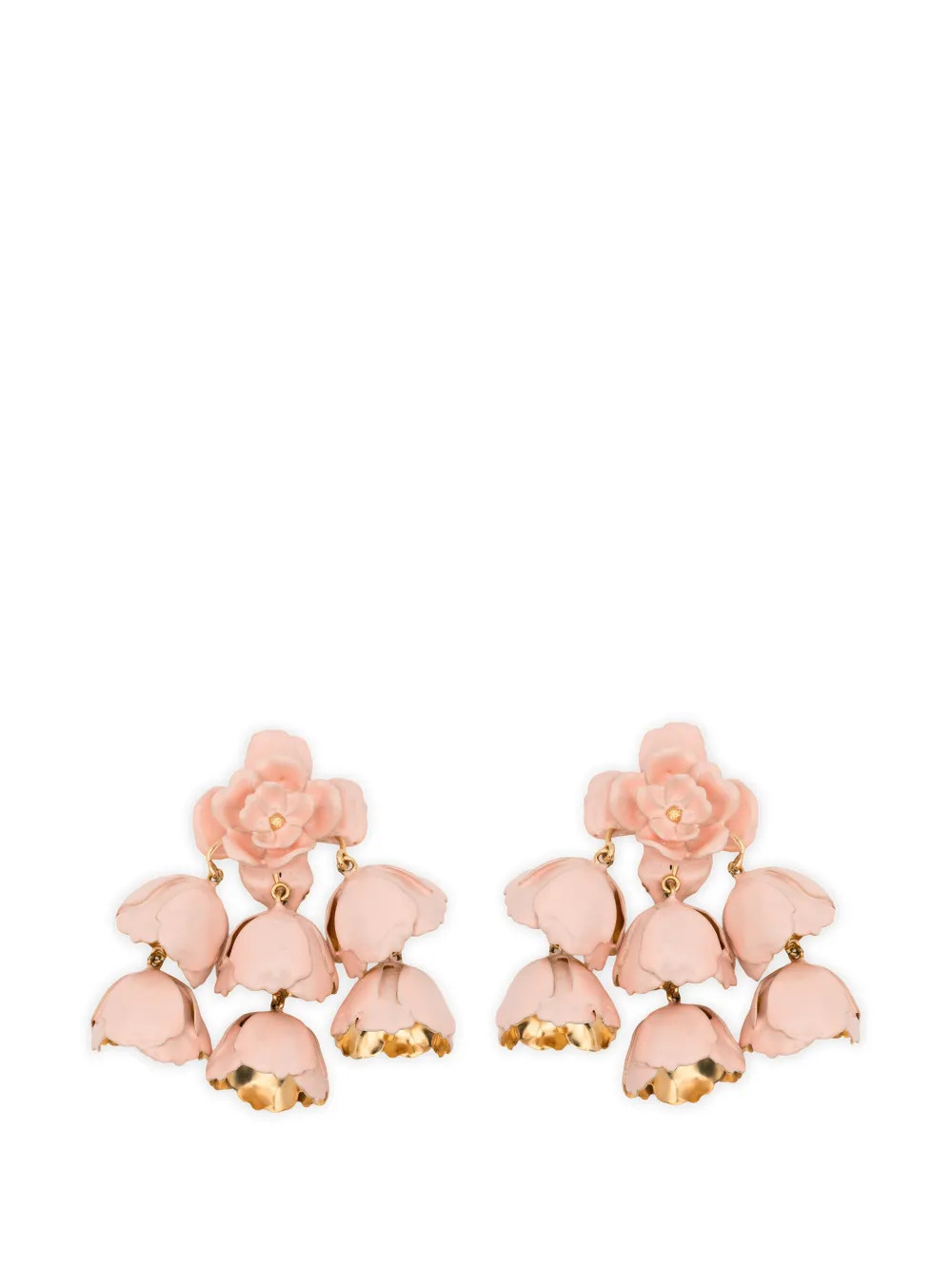 Chloé Bouquet flower-shape earrings - Gold | Farfetch Global