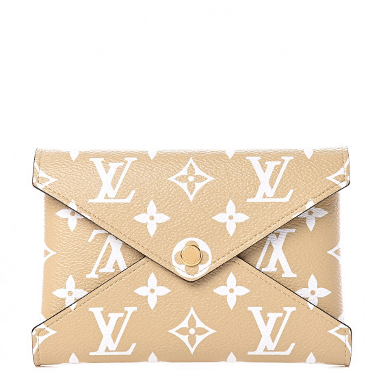 LOUIS VUITTON Monogram Giant Medium Kirigami Pochette Insert Beige | Fashionphile