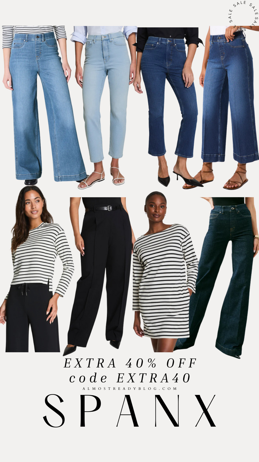 Spanx EXTRA 40% off code EXTRA40, spanx jeans sale, spanx sale, Amanda West, Almost Ready Blog. 

 

#LTKGiftGuide #LTKSaleAlert #LTKFindsUnder100