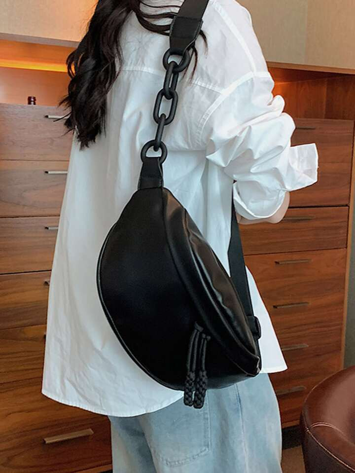 Bolso de cintura grande y resistente con capacidad para deportes y fitness, estilo moderno, ajust... | SHEIN