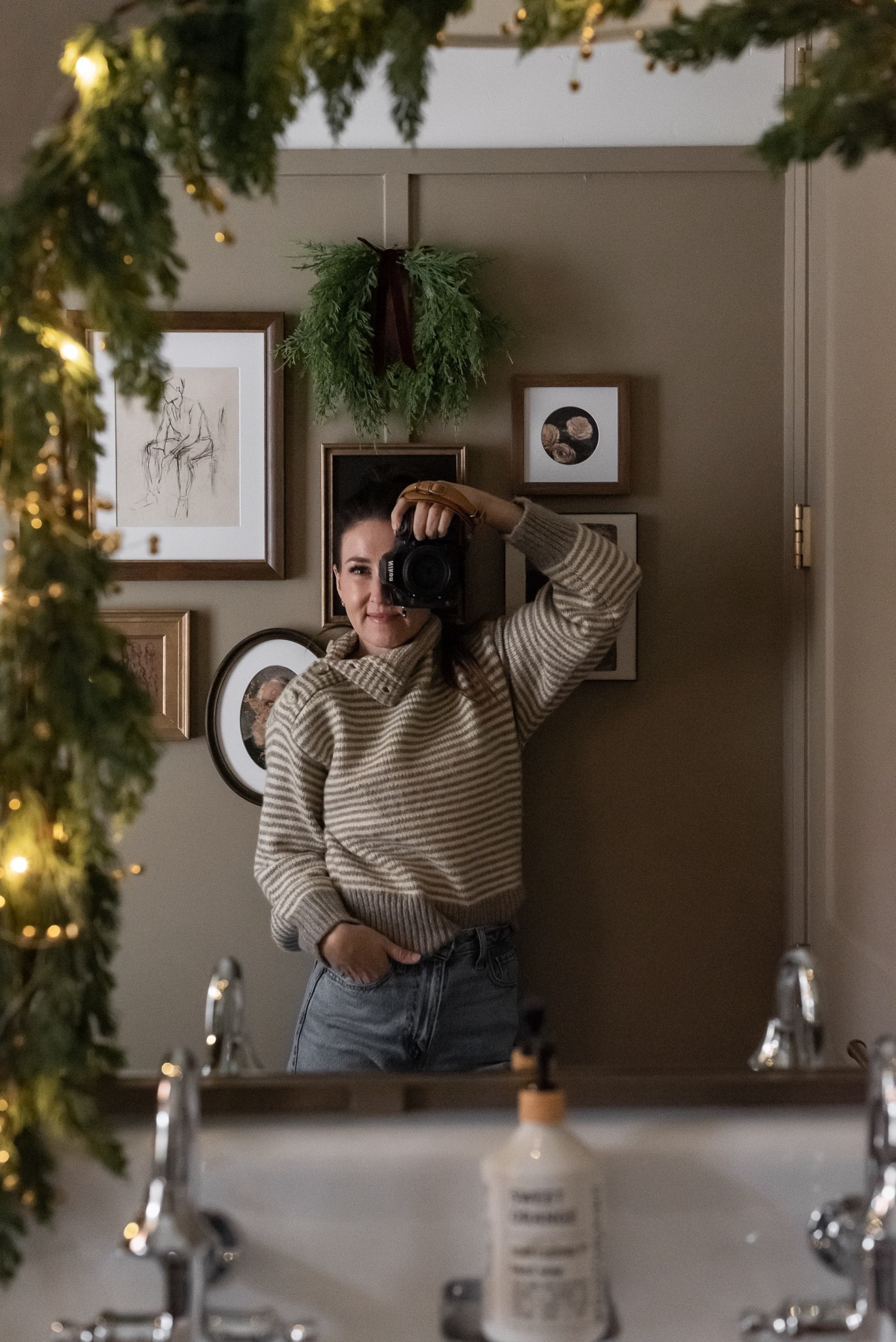 You need this sweater, just sayin. I got it in both colors. Super soft & cozy, not itchy, love the button detail on the shoulder. Wearing an XS. Linked the bathroom sources too. 

PS- go check out today’s IG post on mini wreaths! 

Sweater, target, gifts for her, gift, guide, universal thread, holiday, Christmas, Garland, fairy light, jeans, denim, barrel, jeans, Levi’s, gallery, wall, frames, mini wreath, cedar, Norfolk, pine

#LTKHoliday #LTKStyleTip #LTKFindsUnder50