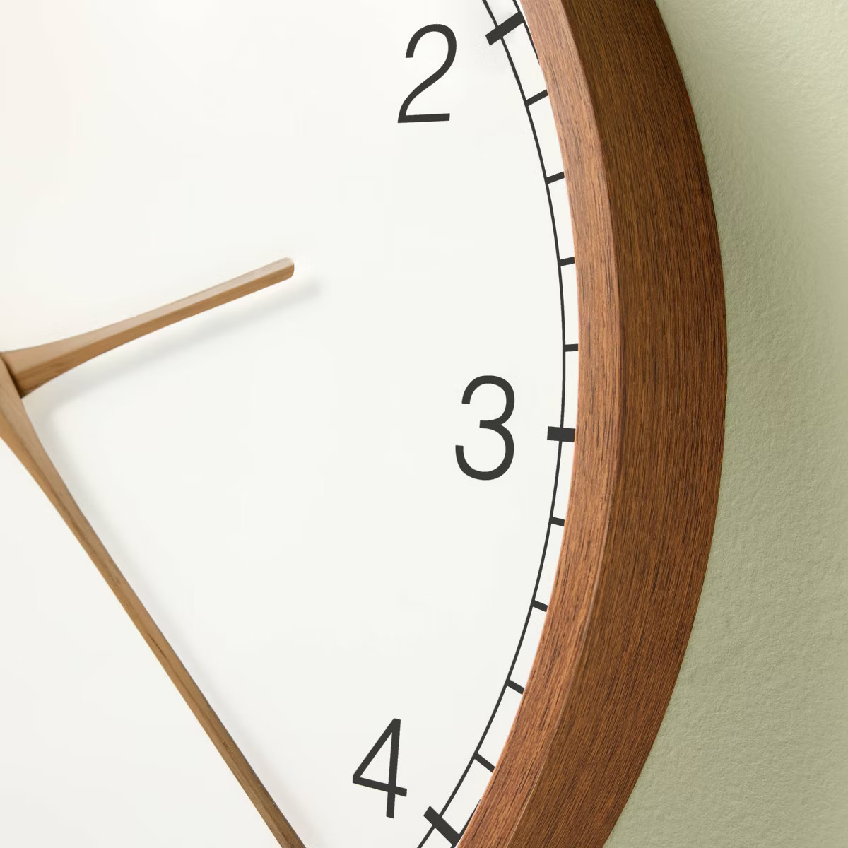 20" Analog Wooden Decorative Wall Clock - Hearth & Hand™ with Magnolia | Target