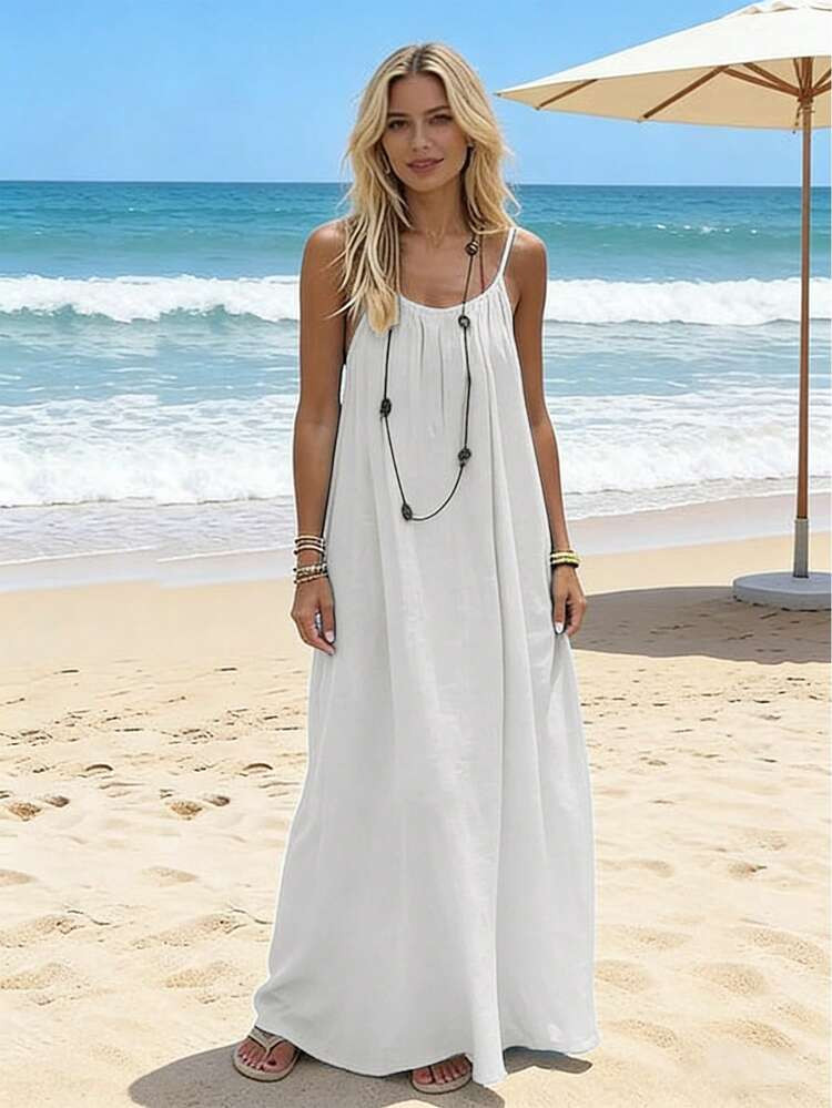 White loose dress | SHEIN