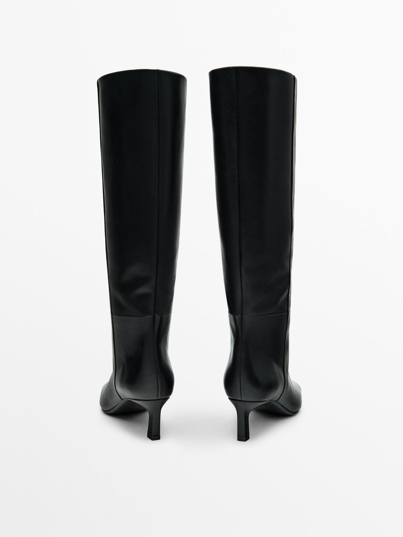 Low-heel boots | Massimo Dutti UK