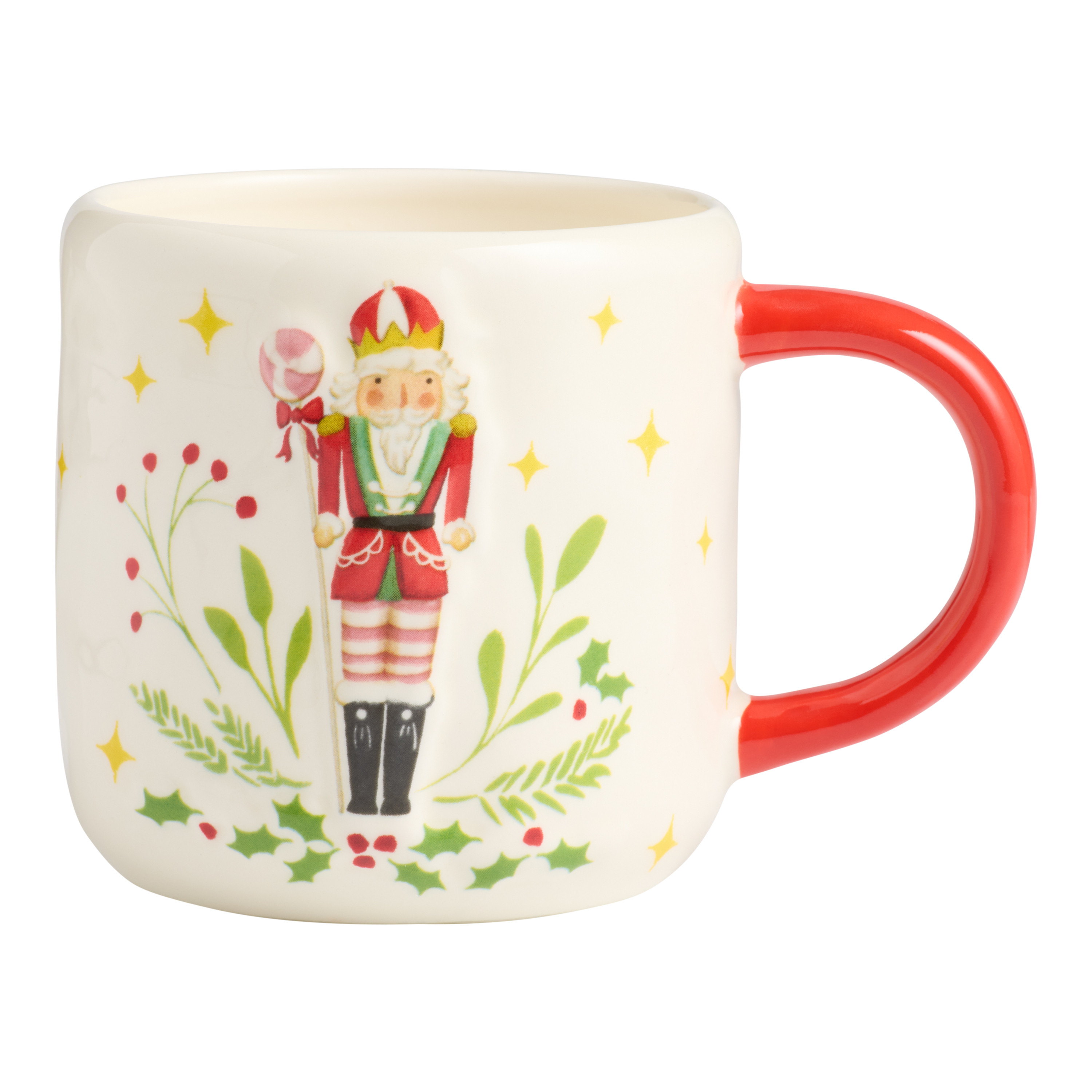 All The Trimmings Nutcracker Hand Painted Ceramic Mug | World Market