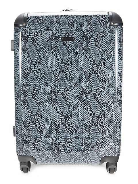 Pippa 28-Inch Snakeskin-Print Spinner Suitcase | Saks Fifth Avenue OFF 5TH (Pmt risk)