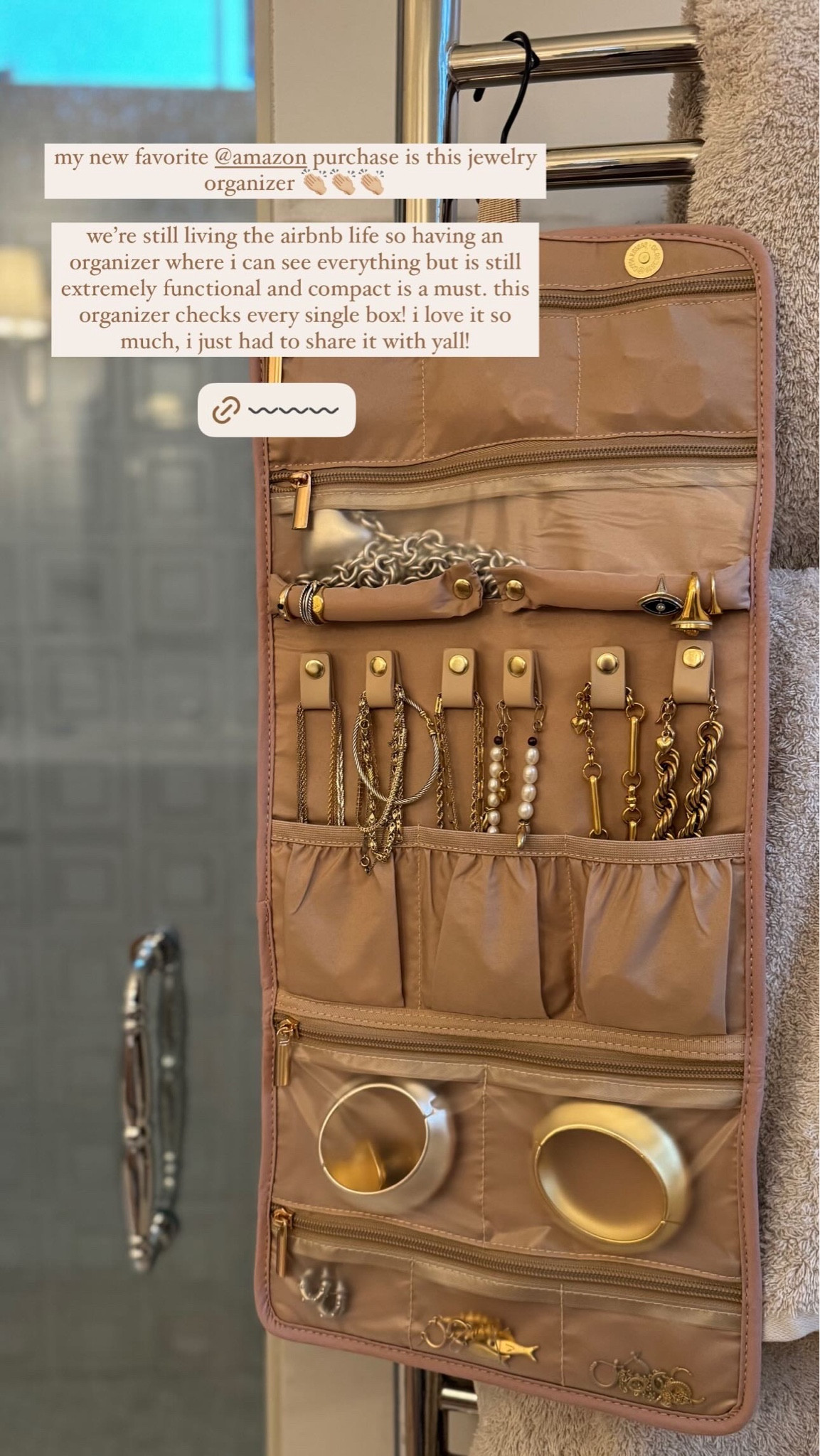 the best jewelry travel organizer i just bought off amazon! we're still living the airbnb life so having an organizer where i can see everything but is still extremely functional and compact is a must. this organizer checks every single box! i love it so much, i just had to share it with yall!

#LTKHome #LTKFindsUnder50 #LTKTravel