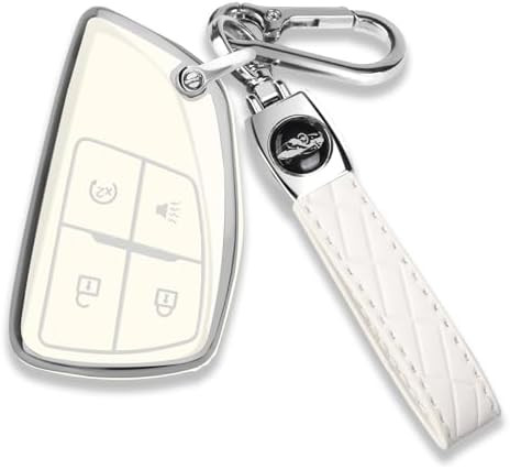 QBUC for Chevy Key Fob Cover with Keychain Soft TPU Protection Case Compatible with 2021-2026 Che... | Amazon (US)