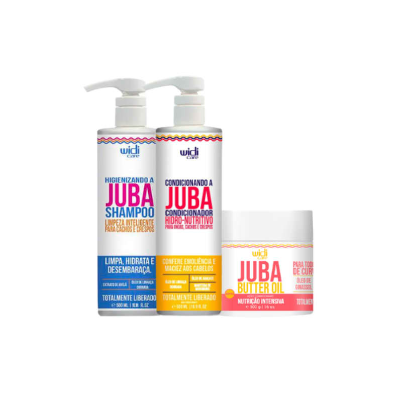Kit Shampoo, Condicionador e Butter Oil Juba
        
            
                 - Widi Care | Beleza Na Web (BR)