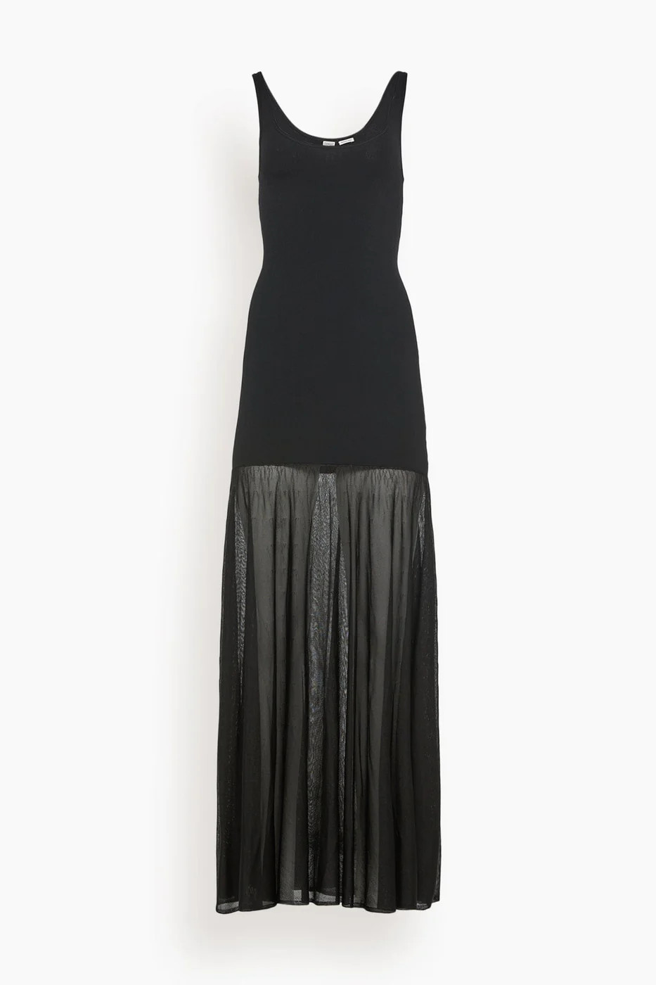 Evening Tank Dress in Black | Hampden Clothing
