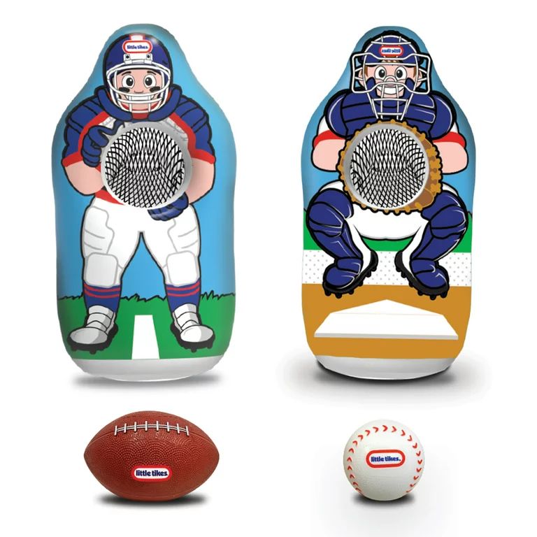 Little Tikes Jumbo Inflatable Baseball and Football Trainer, 2 in 1 Sports Toy for Children | Walmart (US)