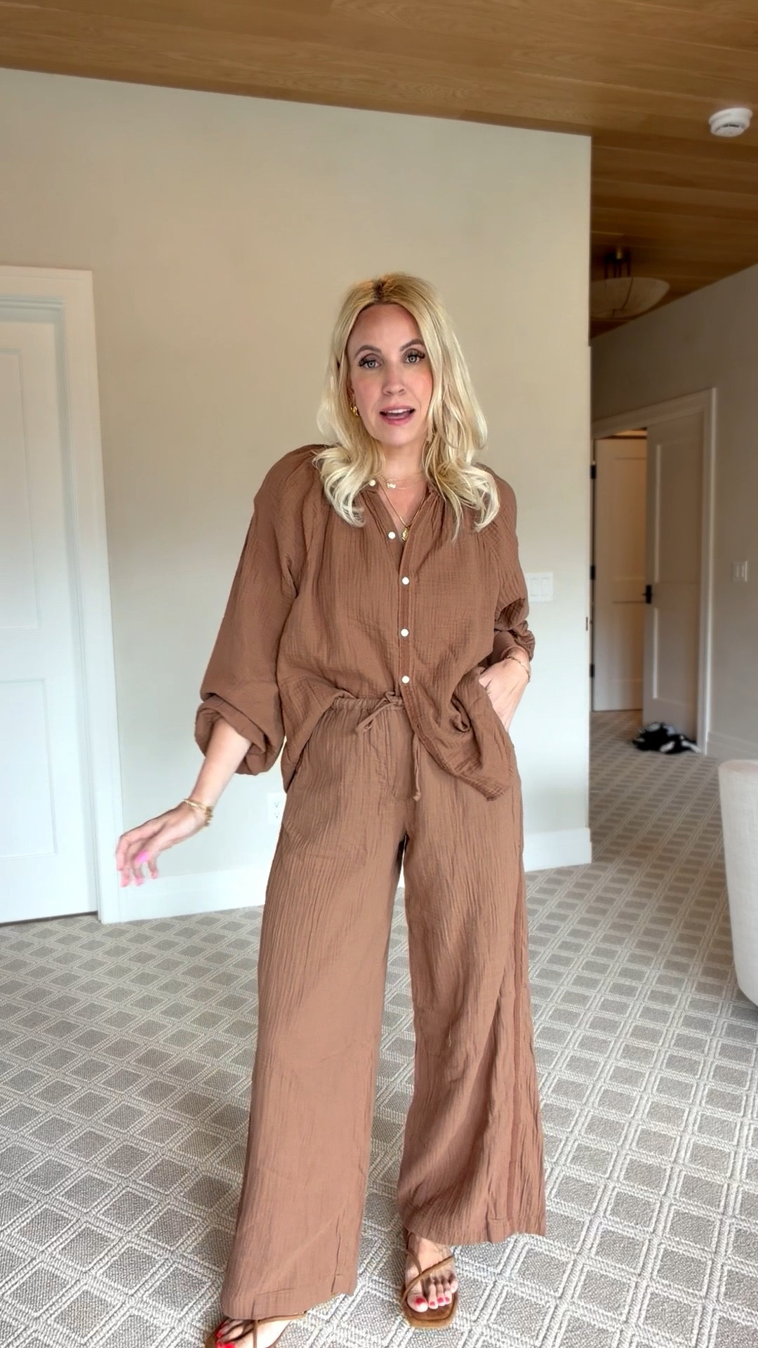 Here is that set in the brown! Small bottoms and medium top! 

#LTKgrwm #LTKmomlife #LTKootd