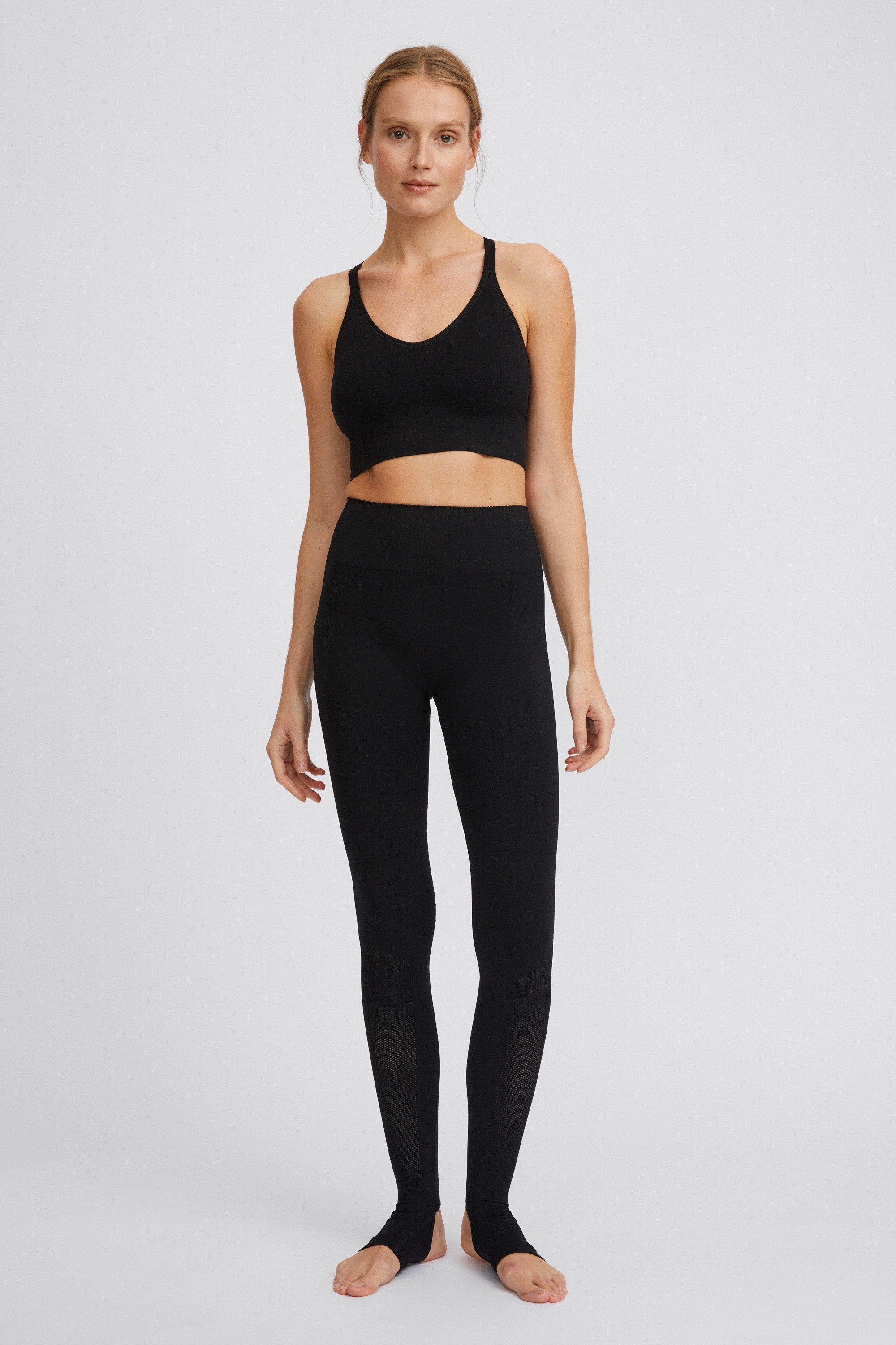Seamless Open Heel Mesh Legging | Filippa K