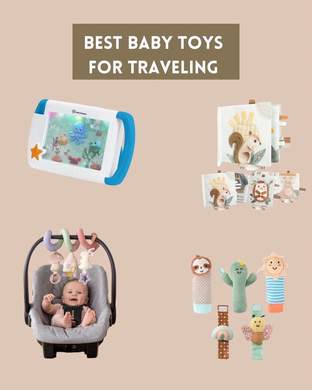 The best toys for traveling with a baby! 

#LTKBaby